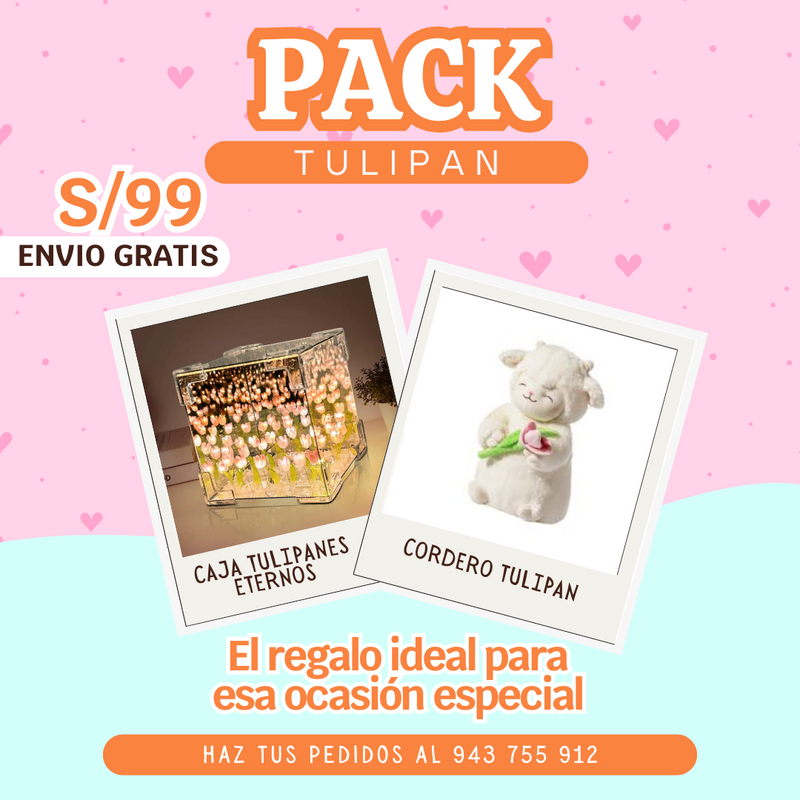 PACK TULIPAN - AMOR ETERNO